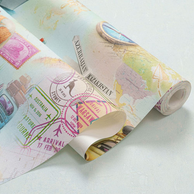 Обои Артекс Путешествия 11209-03 1.06*10.05 м
