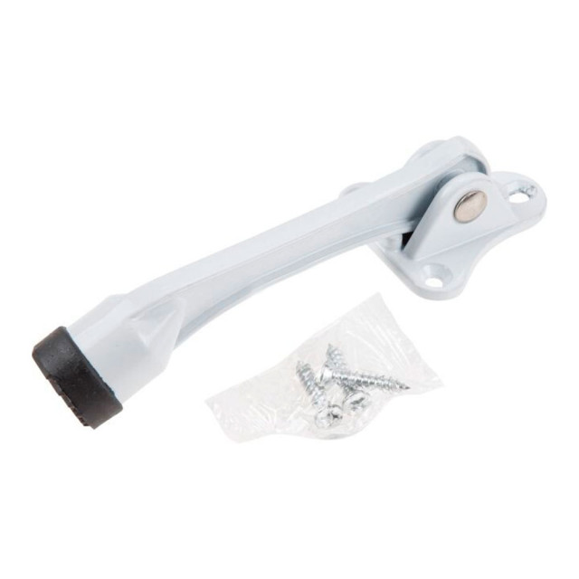 Фиксатор дверной Starfix SMF-46436-1 134 мм белый