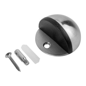 Упор дверной Starfix SMF-09680-1 45 мм круглый матовый xром