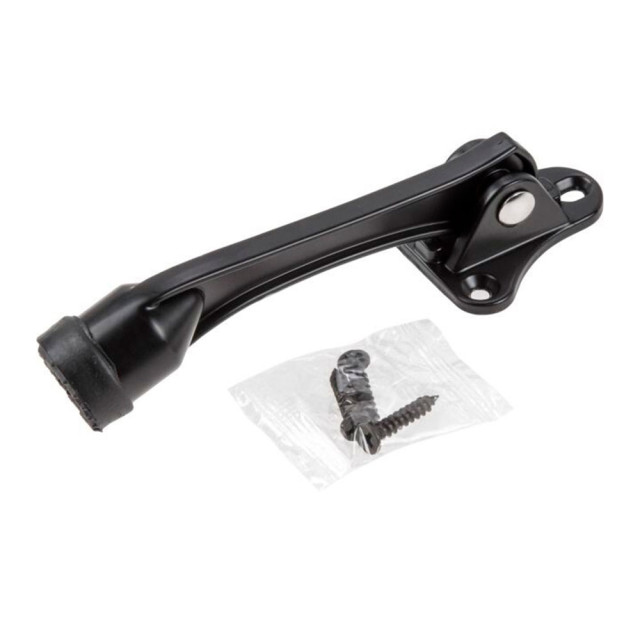 Фиксатор дверной Starfix SMF-69923-1 134 мм черный