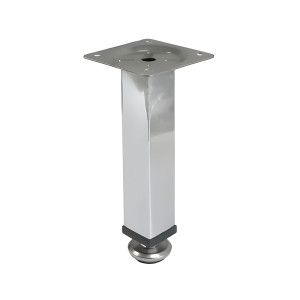 Опора мебельная Starfix SMF-4616 квадратная 25*100 мм хром