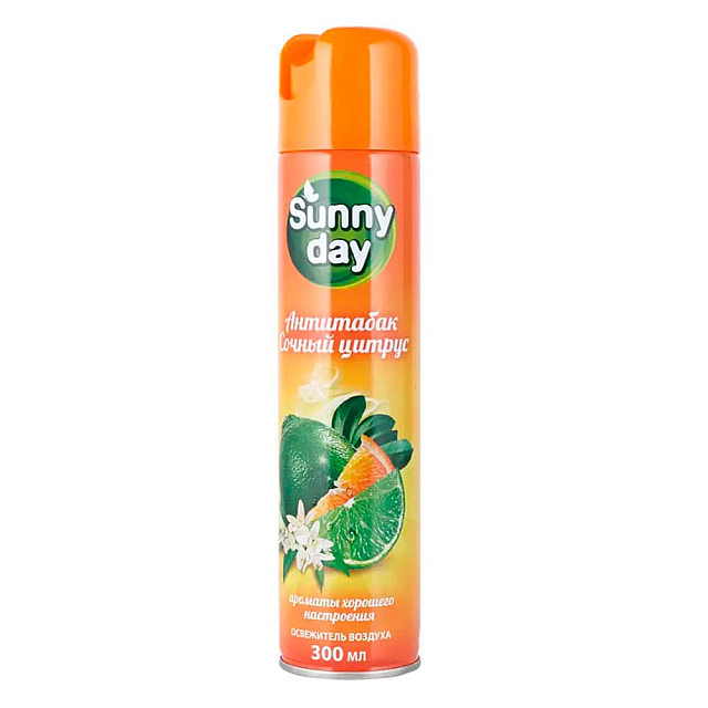 Освежитель воздуха Sunny Day Антитабак Сочный цитрус 300 мл