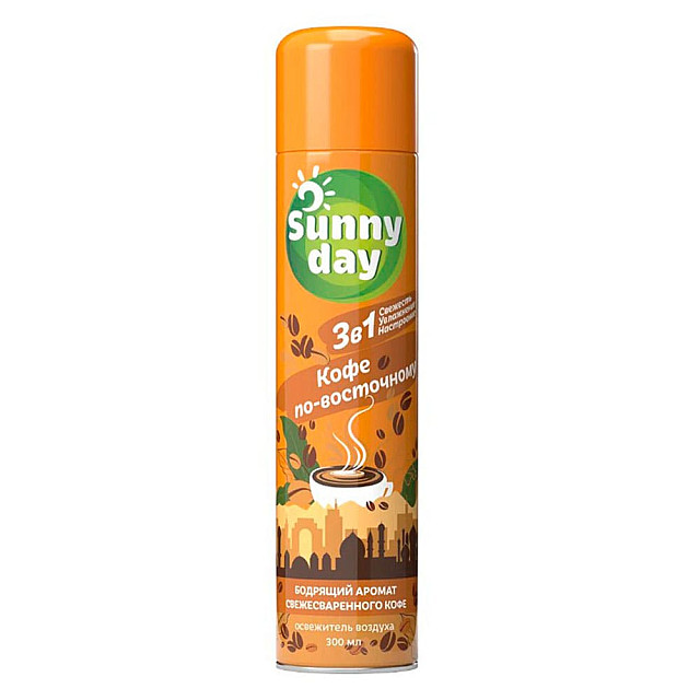 Освежитель воздуха Sunny Day Бодрящий кофе 300 мл