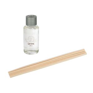 Диффузор для дома Волшебная страна 107508 с палочками аромат Цитрус 30 мл