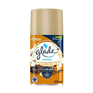 освежитель воздуха Glade Восточные пряности и дерево уд сменный баллон 269 мл