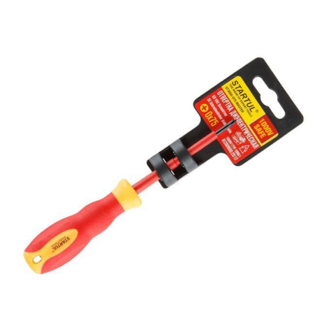 Отвертка Startul Master ST3050-075 диэлектрическая PH0 75 мм