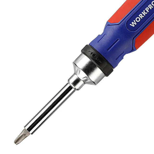Отвертка Workpro WP221061 с битами 14 шт