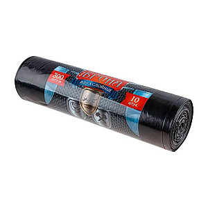 Мешки для мусора Ромашка Броня ВР-0014 черные 300 л 10 шт