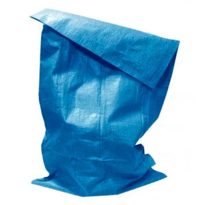 Мешок усиленный с ПП нитью 50*90 мм синий