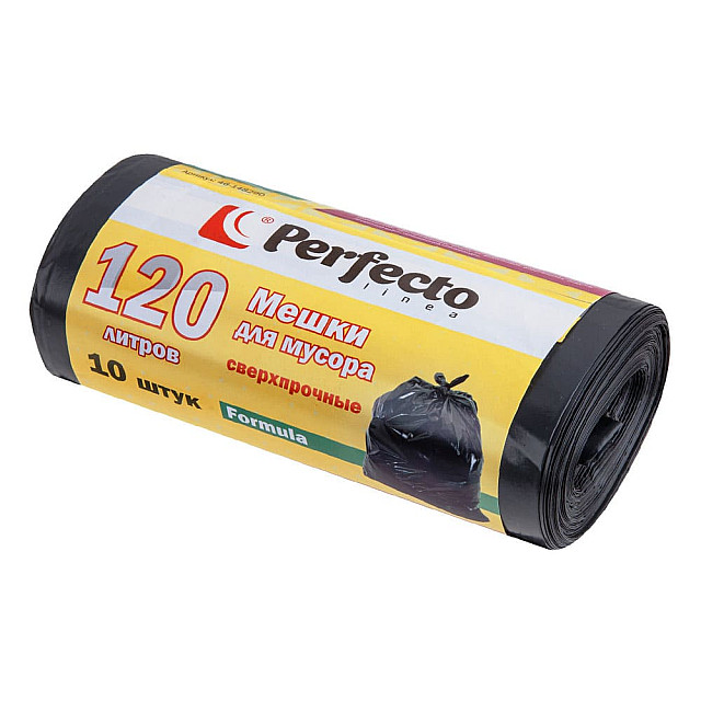 Мешки для мусора Perfecto Linea Formula 46-148290 сверхпрочные 120 л 10 шт