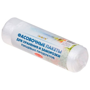 Пакеты фасовочные Ромашка АМ-202 для хранения и заморозки пищевых продуктов 100 шт