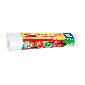Пакеты для хранения продуктов Avikomp 0250 ПНД 24*37 см прозрачные 100 шт