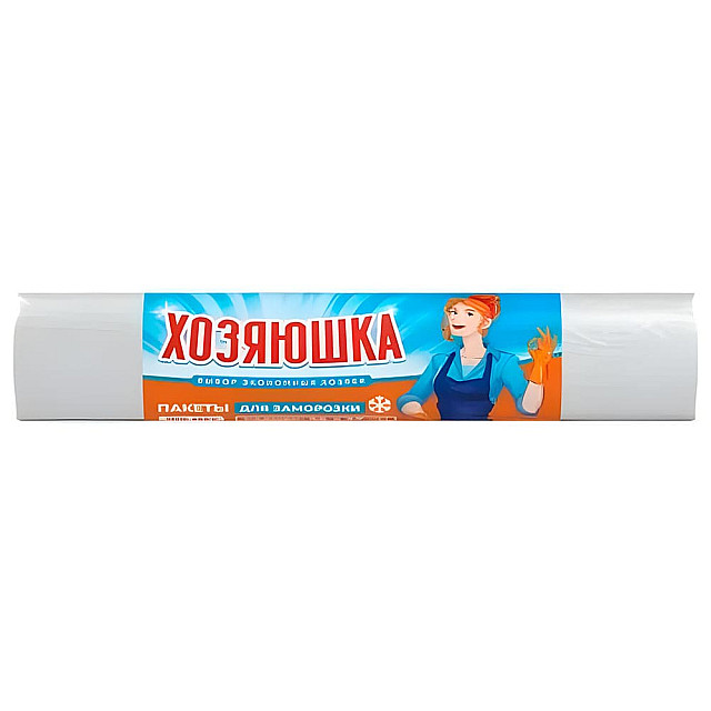 Пакеты фасовочные Хозяюшка 0110290008 ПНД 24*37 см 100 шт