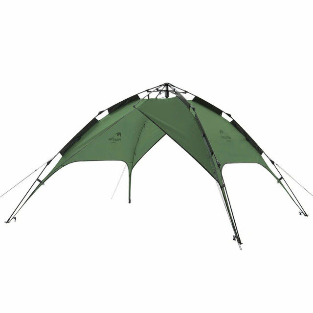 Палатка автоматическая Naturehike NH21ZP008 четырёхместная тёмно-зелёная