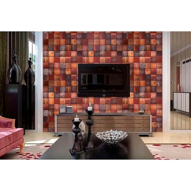 Панель ПВХ Grace Дерево брус мореный 955*480 мм