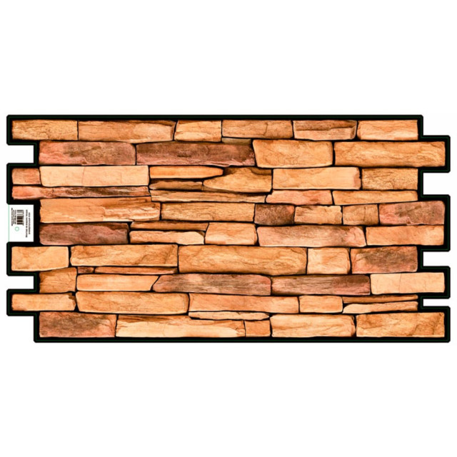 Панель ПВХ Grace Камень Сланец песочный 980*498 мм