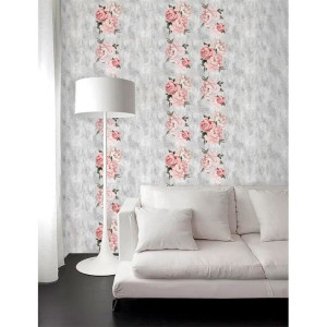 Панель ПВХ Sanrelia Пионовая нежность фон-651/1 2.5*0.25*0.07 м