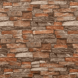 Панель самоклеящаяся Рыжий Кот Кирпичики разноцветный 700*770 мм