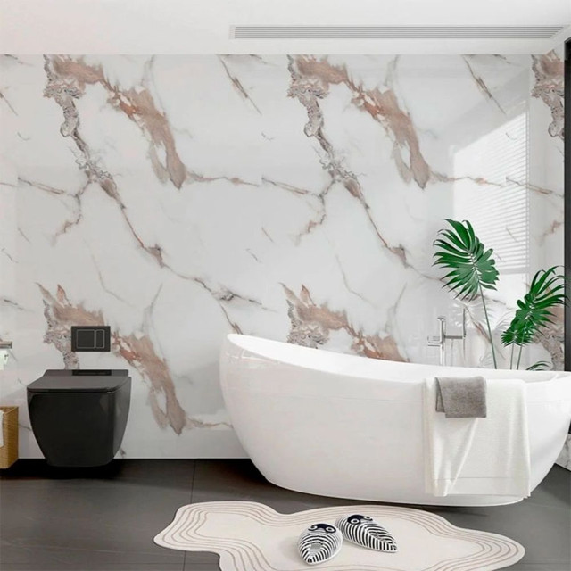 Панель ПВХ Sanrelia Мрамор гибкий UV Marble 8266 1220*2800*3 мм