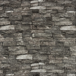 Панель самоклеящаяся Рыжий Кот Камень серый 70*77см