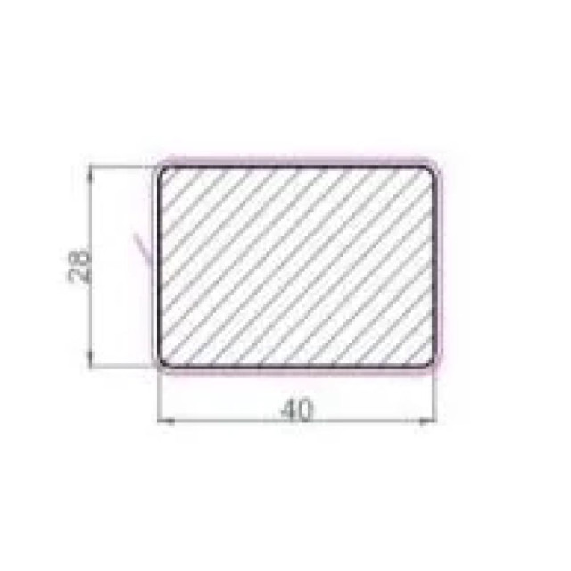 Рейка WellMaker П-1828-0 28*30 мм ПП крем 2.8 м