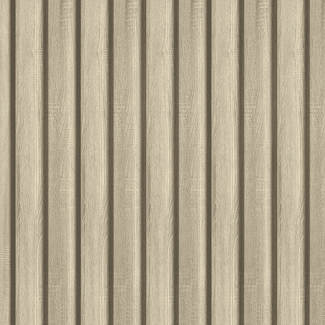 Панель МДФ реечная Stella Beats standart Lуб сонома 2700*119*16 мм