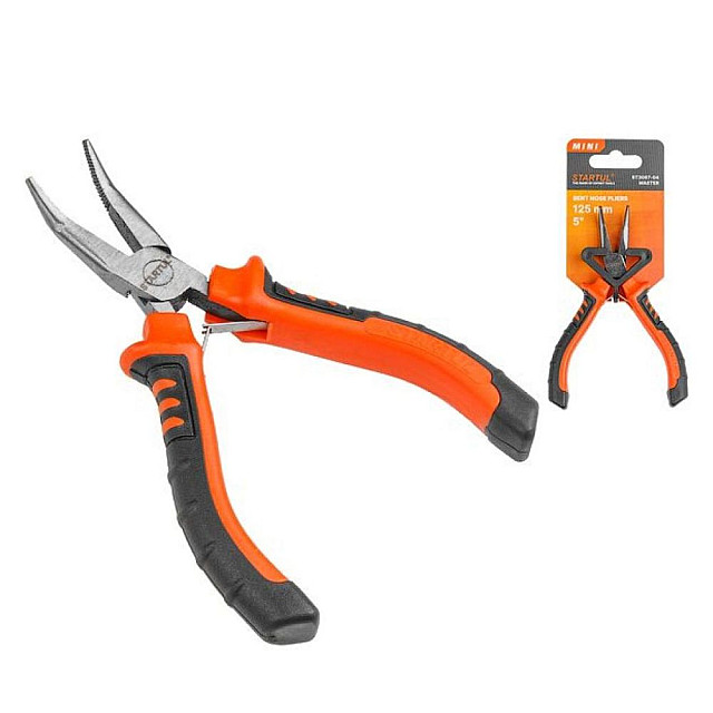 Тонкогубцы Startul Master ST3087-04 mini изогнутые авторазжим 125 мм