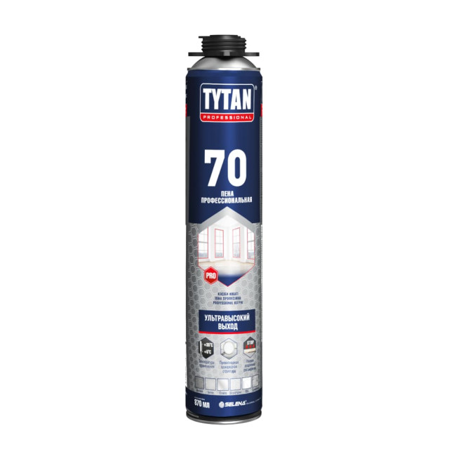 Пена монтажная Tytan Professional 70 профессиональная 870 мл