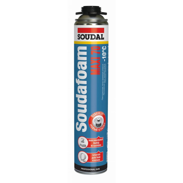 Пена монтажная Soudal Soudafoam Maxi 70 зимняя 870 мл