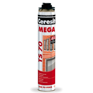 Пена монтажная Ceresit TS 70 Mega профессиональная 870 мл