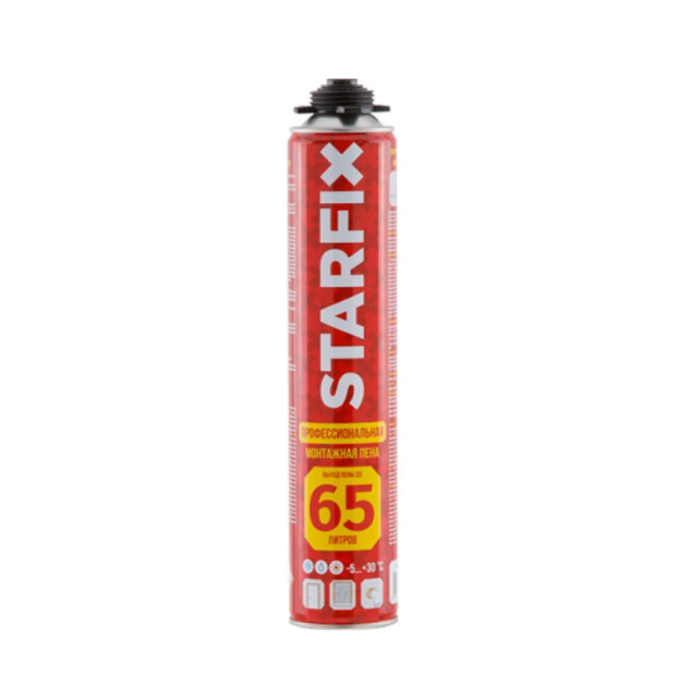 Пена монтажная Starfix Foam Pro 65 профессиональная 850 мл