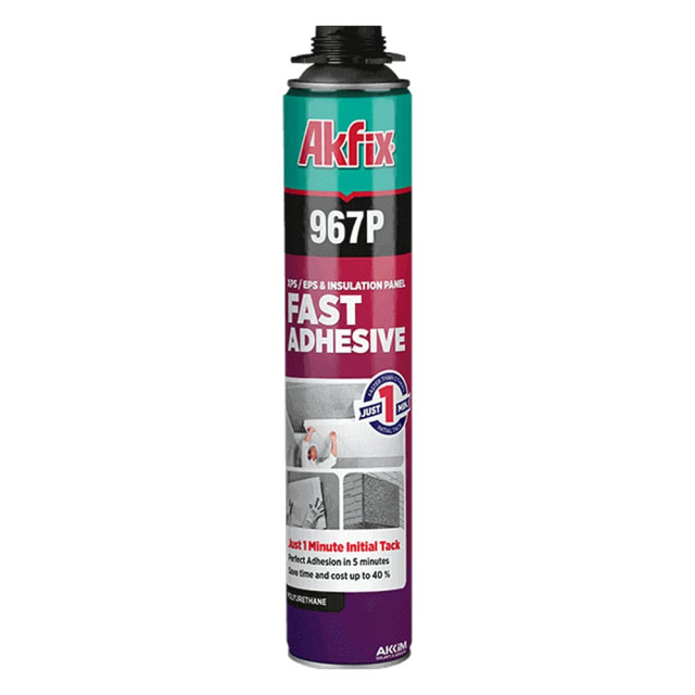 Клей-пена Akfix 967Р быстрая многоцелевая всесезонная 850 г