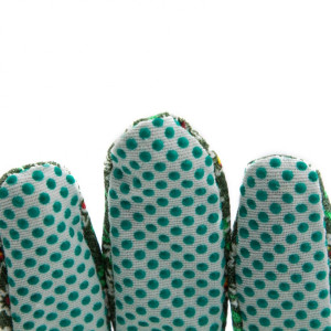 Перчатки садовые Palisad 67763 хлопчатобумажные с ПВХ точкой манжет размер L