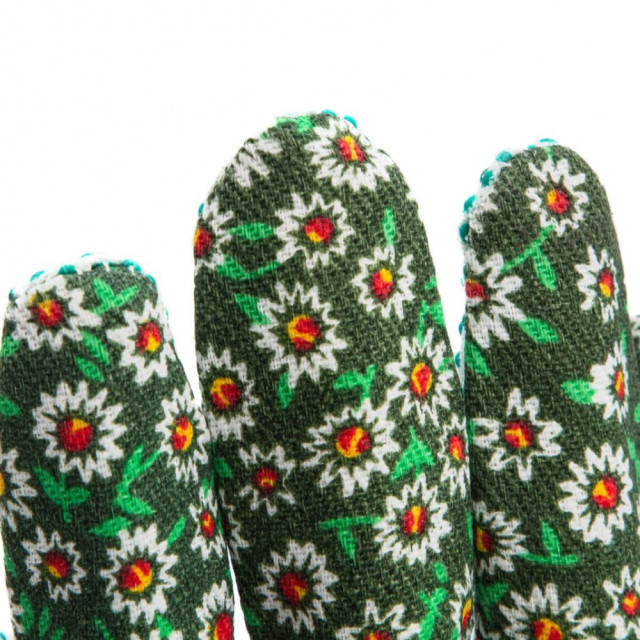 Перчатки садовые Palisad 67763 хлопчатобумажные с ПВХ точкой манжет размер L