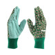 Перчатки садовые Palisad 67763 хлопчатобумажные с ПВХ точкой манжет размер L