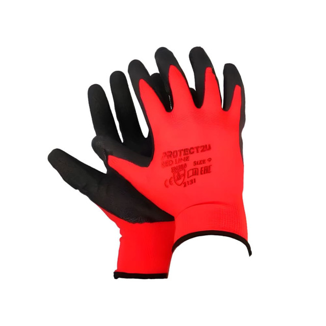 Перчатки Protect2U Red Line R10