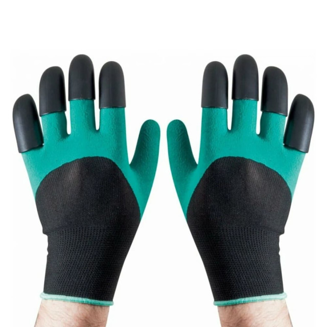 Перчатки садовые Park GG-8 из полиэстера с пластиковыми когтями