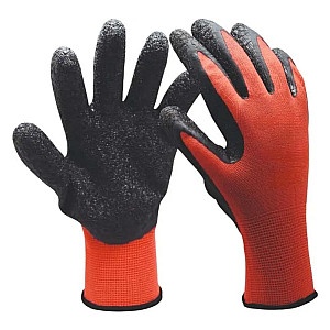 Перчатки защитные Wumax 1899408208 Red Latex покрыты латексом размер 8