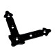 Уголок прямой Starfix SMP-54677-1 декоративный 110 мм черный матовый