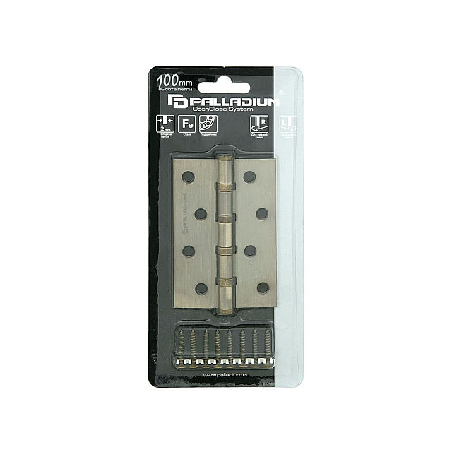 Петля Palladium N 4BB-100 AB универсальная антик бронза