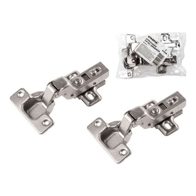 Петля вкладная Starfix SMF-95511-2 с доводчиком Clip-on 2 шт