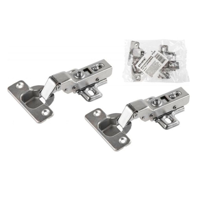 Петля полунакладная Starfix SMF-95521-2 с доводчиком Clip-on 2 шт