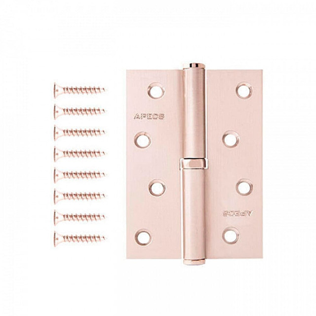 Петля врезная Apecs 100*70*-B-Steel-Nis-L 2 шт