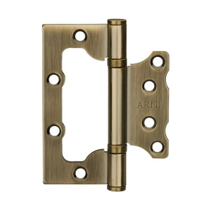 Петля дверная Arni 100*75 мм AB накладная универсальная