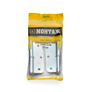 Петля накладная Монтаж 01 BM001442 85 мм левая цинк 2 шт