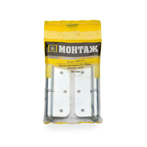 Петля накладная Монтаж 01 BM001443 85 мм правая цинк 2 шт