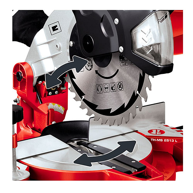 Пила торцовочная Einhell TC-SM 216 с протяжкой