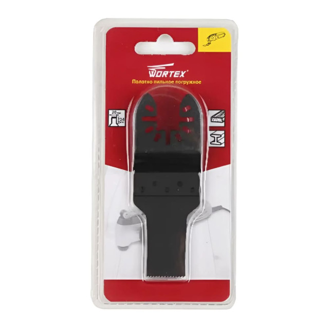 Полотно пильное Wortex SB02A203418 погружное по дереву и металлу 20 мм