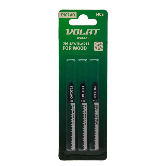 Пилка для электролобзика Волат 88010-01 по дереву T101AO 3 шт