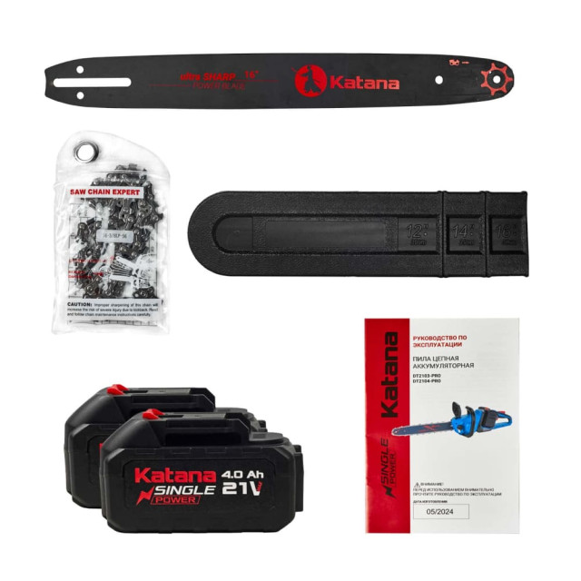 Пила цепная Katana DT2104-PRO аккумуляторная